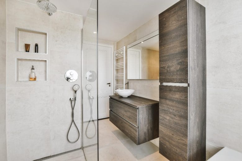 walk-in shower remodeling
